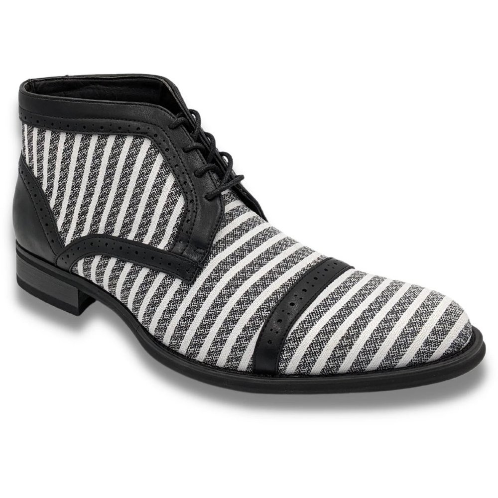 Montique Men's Black Fashion Boots Shoes S-1982